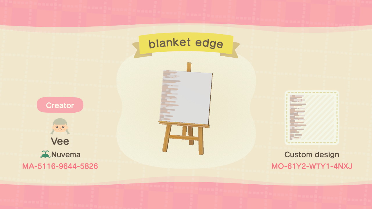 Blanket Edge - Animal Crossing Pattern Gallery & Custom Designs