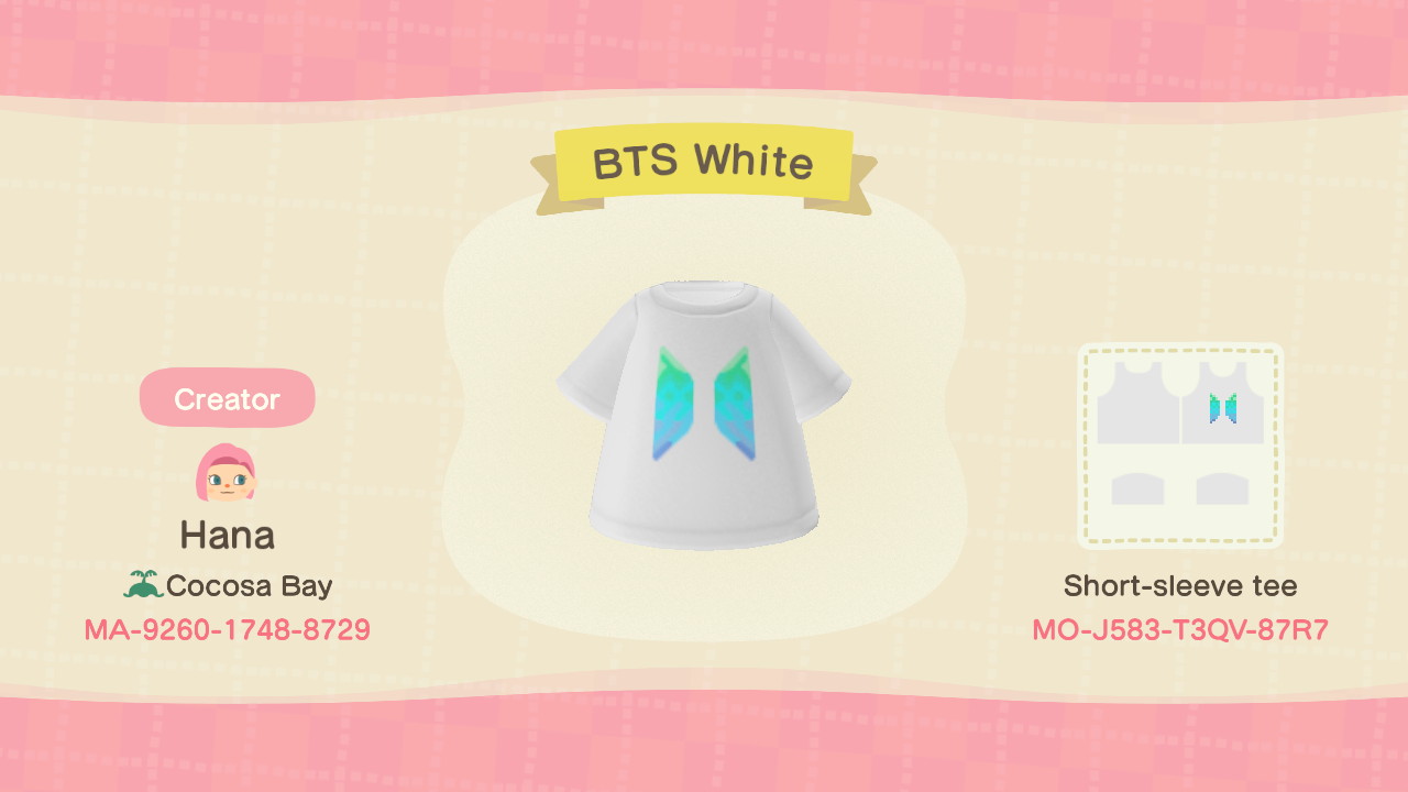 BTS Gradient Tees - Animal Crossing Pattern Gallery & Custom Designs